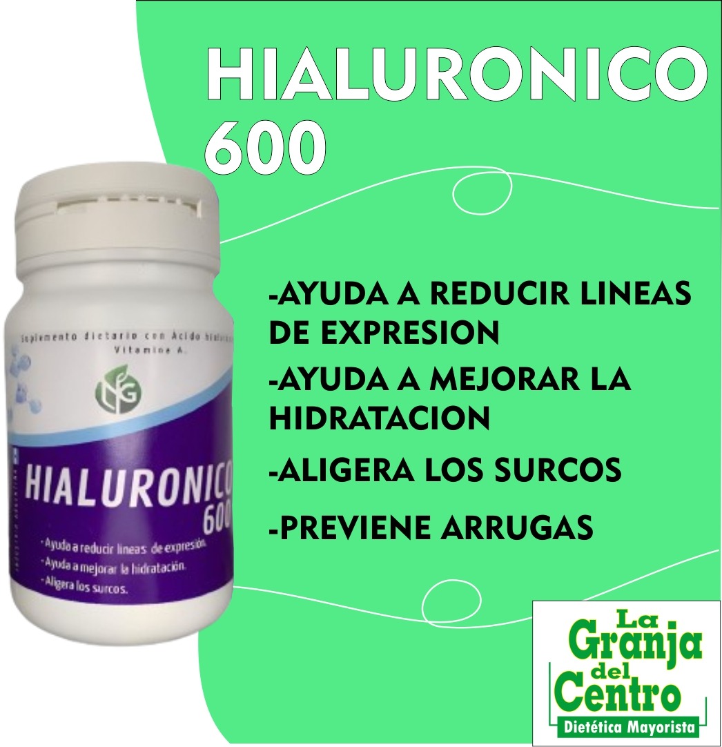 Novedades Productos NG - HIALURONICO 600 PROMO 3 X 30 CAPS.